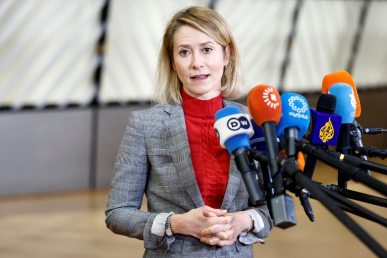 Kaja Kallas à Bruxelles, le 29 janvier 2026a ( AFP / SIMON WOHLFAHRT )