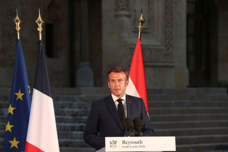 BEYROUTH : "IL FAUT UNE ENQUÊTE INTERNATIONALE ET TRANSPARENTE", DIT MACRON