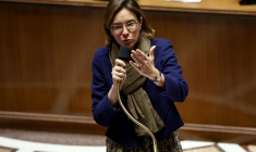 Amélie de Montchalin à Paris, le 15 janvier 2026. ( AFP / ANNE-CHRISTINE POUJOULAT )