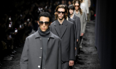 Un défilé Ermenegildo Zegna, le 16 janvier 2023, à Milan ( AFP / MIGUEL MEDINA )