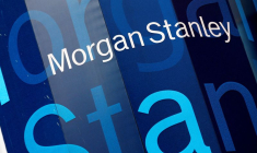 Un logo de Morgan Stanley à New York