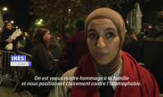 Attentat raciste : des milliers de personnes rassemblées à Trappes