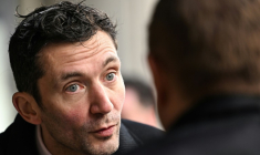 Le RN Julien Sanchez, le 18 mars 2026 à Nîmes où il est candidat à la mairie ( AFP / Gabriel BOUYS )