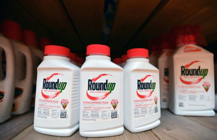 Des bouteilles de l'herbicide Roundup en vente dans un magasin de San Rafael, en Californie, le 9 juillet 2018 ( AFP / JOSH EDELSON )