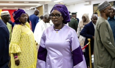 La ministre sénégalaise de la Justice Yassine Fall à Dakar, le 16 octobre 2025 ( AFP / PATRICK MEINHARDT )