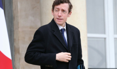 Le ministre de l'Education, Edouard Geffray, à la sortie du palais de l'Elysée, à Paris, le 19 novembre 2025 ( AFP / Thomas SAMSON )