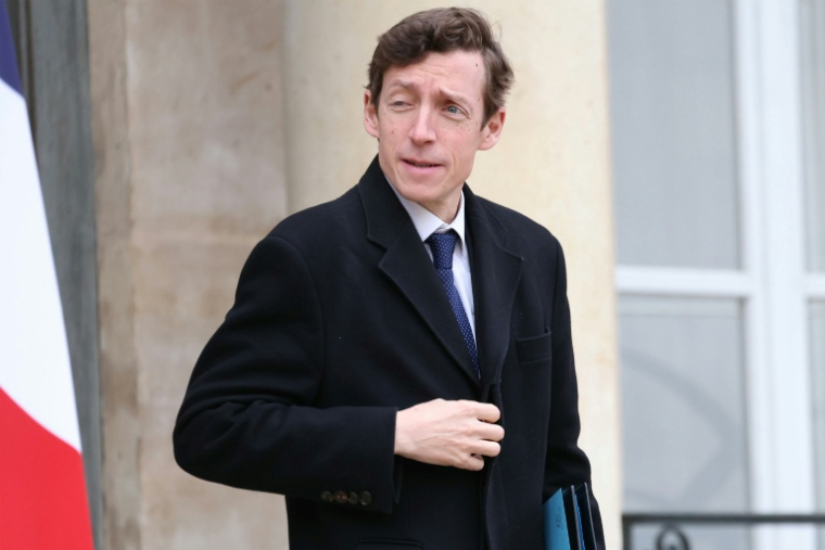 Le ministre de l'Education, Edouard Geffray, à la sortie du palais de l'Elysée, à Paris, le 19 novembre 2025 ( AFP / Thomas SAMSON )