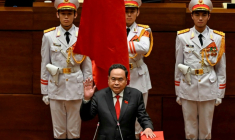 Le Parlement vietnamien a réélu à sa tête Tran Thanh Man pour un second mandat, à l'ouverture d'une session parlementaire qui doit aussi confirmer la nomination des principaux dirigeants de l'Etat ( AFP / Dang ANH )
