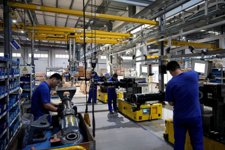 CHINE: L'ACTIVITÉ MANUFACTURIÈRE PROGRESSE À UN RYTHME PLUS LENT EN JUILLET, SELON UNE ENQUÊTE CAIXIN