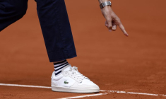 Un juge de ligne à Roland Garros