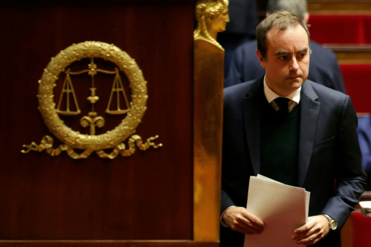 Le Premier ministre Sébastien Lecornu à l'Assemblée nationale le 24 octobre 2025 à Paris  ( AFP / Alain JOCARD )