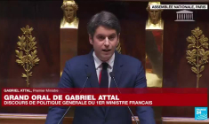 REPLAY - Retrouvez le discours de politique générale du premier ministre français Gabriel Attal