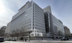 La Banque Mondiale à Washington, le 19 janvier 2022. ( AFP / DANIEL SLIM )