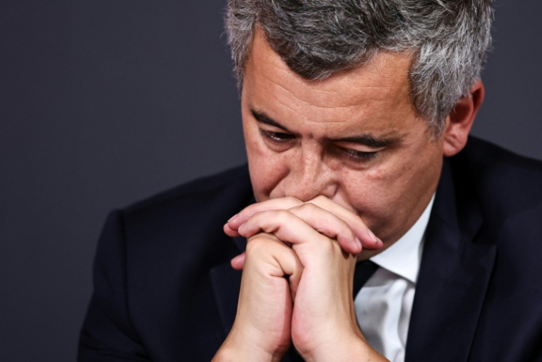 Le ministre de la Justice, Gérald Darmanin, participe à un événement organisé au ministère, à Paris, le 16 juin 2026 ( AFP / SIMON WOHLFAHRT )