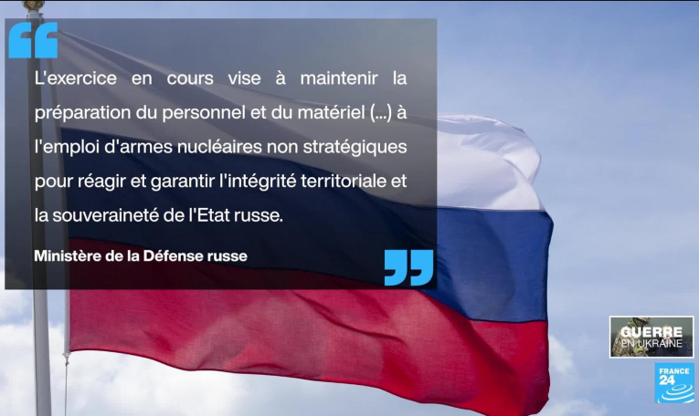 Guerre en Ukraine : début des exercices nucléaires russes