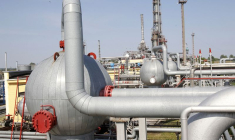 Un point de concentration de gaz à Soloha, proche de Kiev