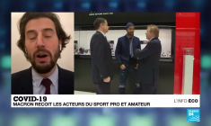 Emmanuel Macron au chevet du monde du sport