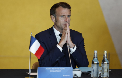 Emmanuel Macron, à Oslo, le 23 juin 2025 ( AFP / ODD ANDERSEN )