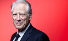 Dominique de Villepin, le 4 avril 2025, à Paris ( AFP / JOEL SAGET )