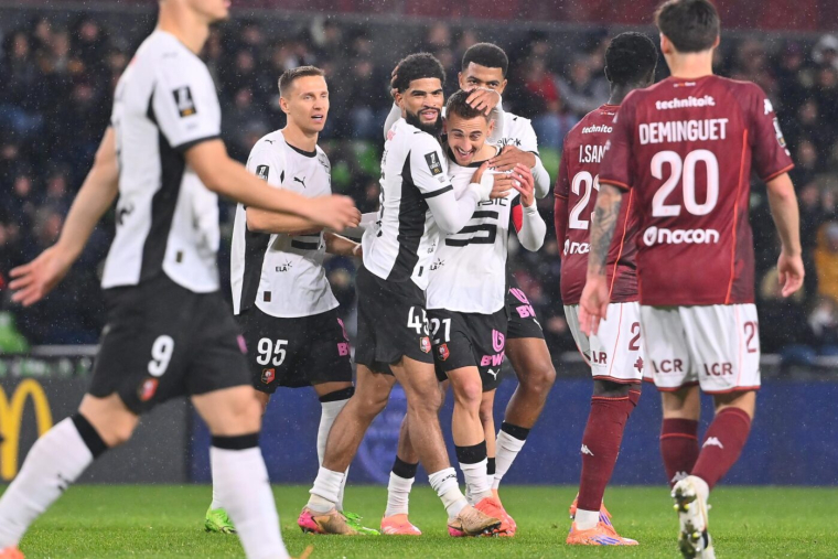 Rennes (provisoirement) quatrième !