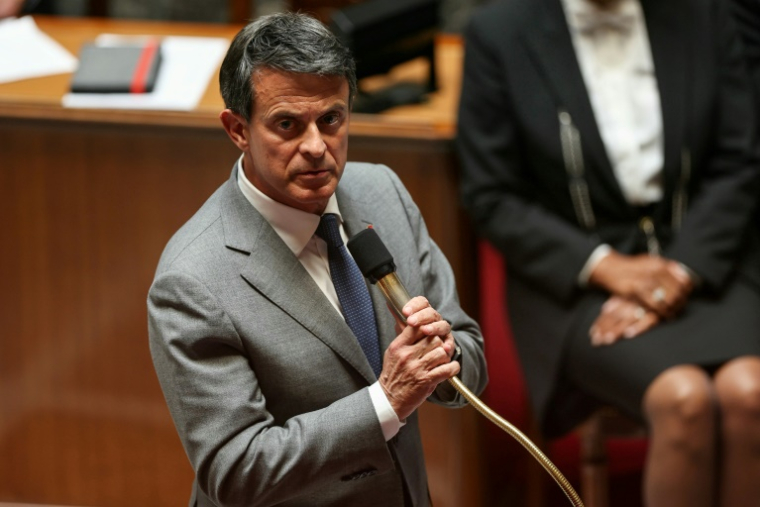 Le ministre des Outre-mer Manuel Valls à l'Assemblée nationale, le 3 juin 2025 à Paris ( AFP / Thomas SAMSON )