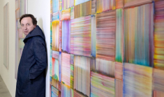 Emmanuel Perrotin, à Paris, en 2019 ( AFP / JOEL SAGET )