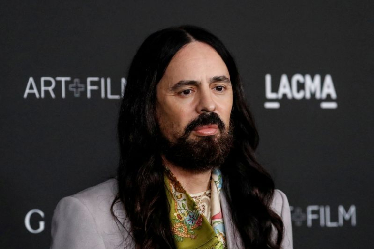 Photo d'archives du directeur directeur artistique de Gucci Alessandro Michele, lors du gala LACMA Art+Film à Los Angeles