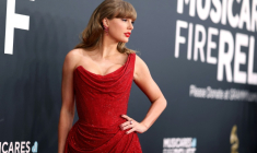 Taylor Swift à la cérémonie des Grammy  Awards à Los Angeles le 2 février 2025 ( GETTY IMAGES NORTH AMERICA / MATT WINKELMEYER )
