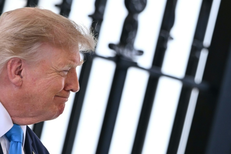 Donald Trump à la Maison Blanche, à Washington, le 30 juillet 2026 ( AFP / Brendan SMIALOWSKI )