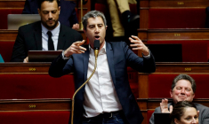 Francois Ruffin, le 14 février 2023, à l'Assemblée nationale ( AFP / LUDOVIC MARIN )