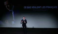 Le président du Rassemblement national  Jordan Bardella au théâtre Marigny à Paris le 28 octobre 2025 ( AFP / Thomas SAMSON )