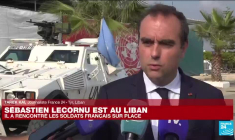 Liban : Sébastien Lecornu a rendu visite à la force de maintien de la paix de l'ONU sur place