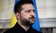 Volodymyr Zelensky à Londres, au Royaume-Uni, le 14 octobre 2026. ( POOL / HENRY NICHOLLS )