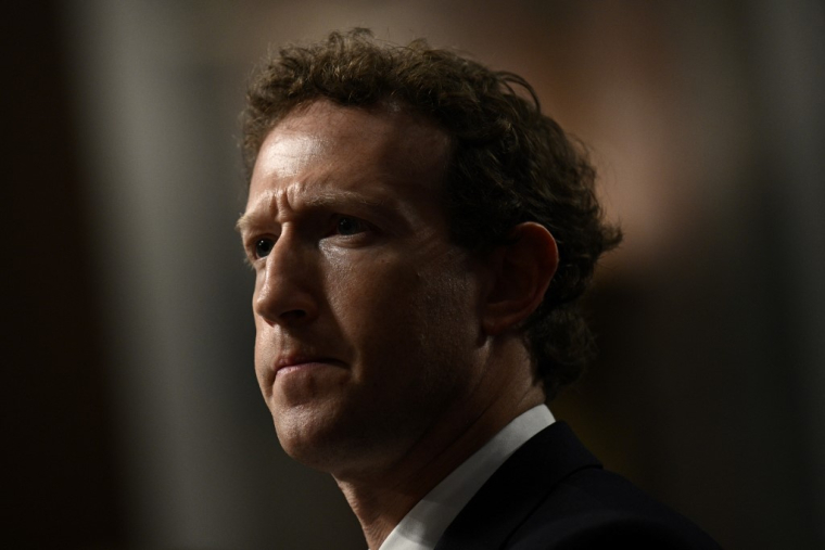 Mark Zuckerberg à Washington, aux États-Unis, le 31 janvier 2024. ( AFP / BRENDAN SMIALOWSKI )