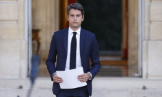 Gabriel Attal à Paris, le 7 juillet 2024. ( AFP / LUDOVIC MARIN )