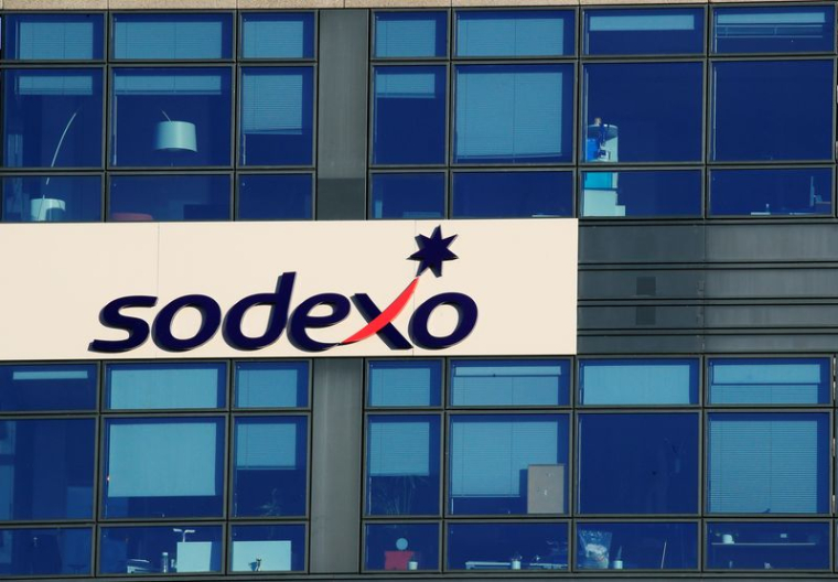 Le logo du groupe français Sodexo