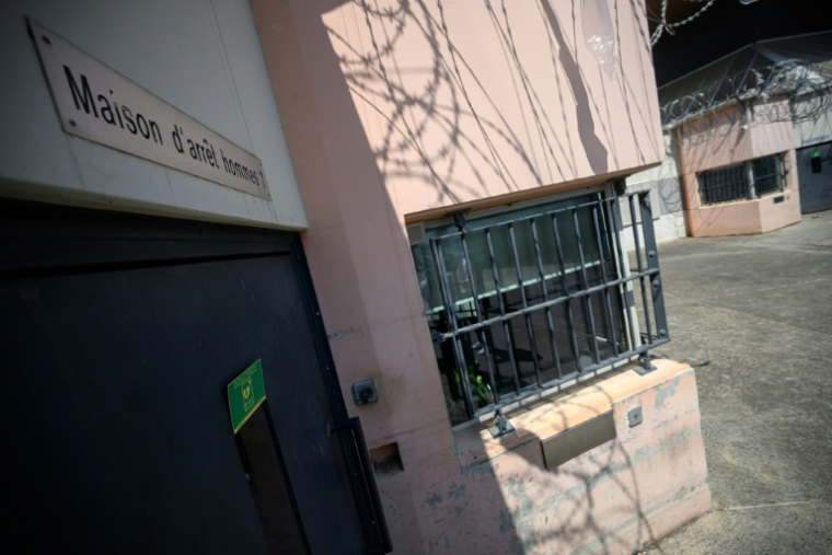 Dans la prison de Toulouse-Seysses, le 7 août 2025 ( AFP / Lionel BONAVENTURE )