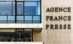 Photo du siège de l'Agence France-Presse à Paris le 10 juillet 2025 ( AFP / JOEL SAGET )