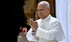 Le pape Léon XIV au Vatican, le 18 octobre 2025 ( AFP / Filippo MONTEFORTE )
