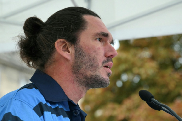 Benjamin Brière, le 25 septembre 2025, à Paris ( AFP / Bertrand GUAY )