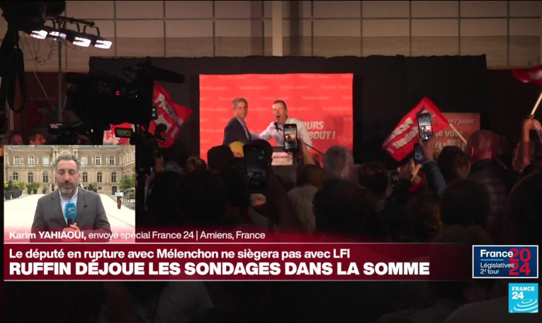 Législatives : François Ruffin déjoue les sondages dans la Somme