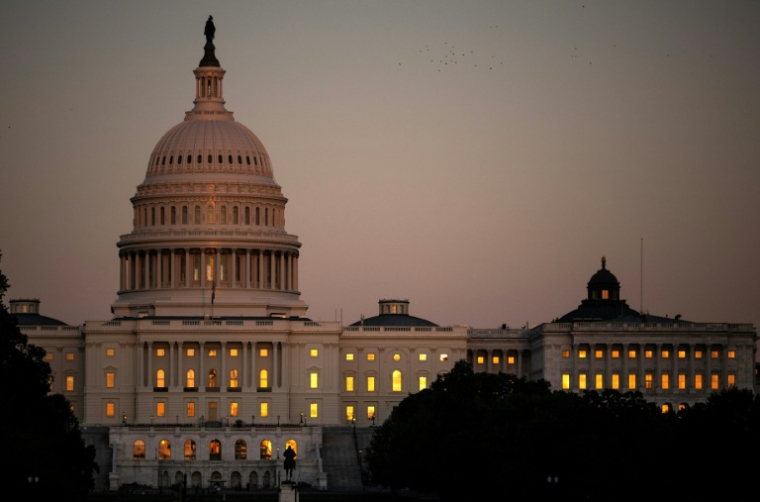Le Capitole, siège du Congrès américain, à Washington, le 1er octobre 2025 ( AFP / ANDREW CABALLERO-REYNOLDS )