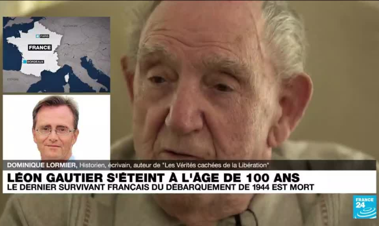 Léon Gautier s'éteint à l'âge de 100 ans : le dernier survivant français du débarquement de 1944 est mort