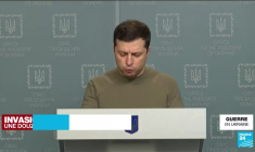 REPLAY - Le président Volodymyr Zelensky lance un appel aux Ukrainiens et aux dirigeants européens