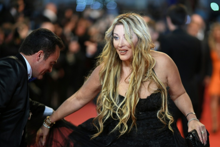 L'ancienne star de télé-réalité Loana lors de la 71e édition du Festival de Cannes, le 12 mai 2018 ( AFP / LOIC VENANCE )
