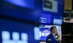 Un opérateur à la Bourse de New York, le 15 juillet 2025 ( AFP / ANGELA WEISS )
