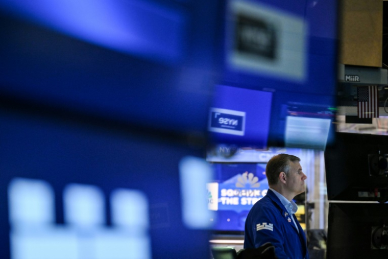 Un opérateur à la Bourse de New York, le 15 juillet 2025 ( AFP / ANGELA WEISS )