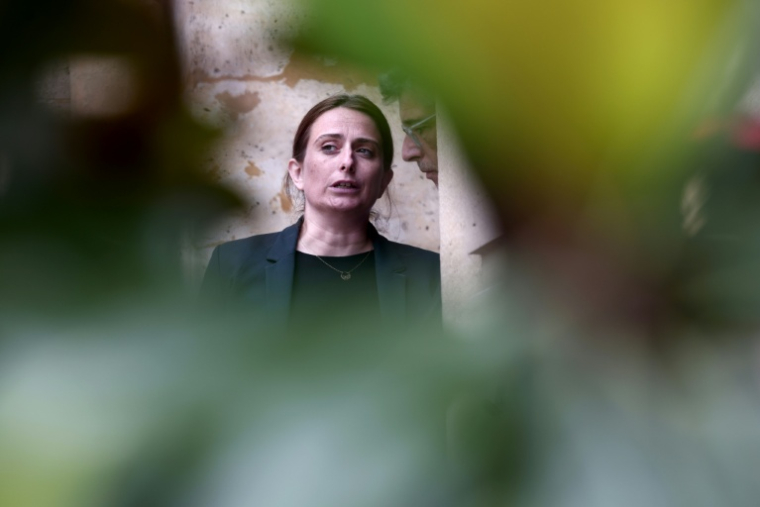 La patronne des Ecologistes Marine Tondelier à Matignon, à Paris, le 11 juin 2026 ( AFP / Behrouz MEHRI )