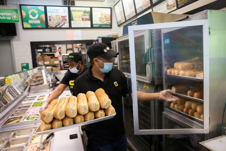 Photo de serveurs à New York