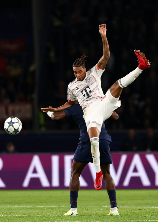 Le milieu français du Bayern Munich Michael Olise lors de la victoire face au Paris SG 2-1 en Ligue des champions, le 4 novembre 2025 au Parc des Princes ( AFP / FRANCK FIFE )